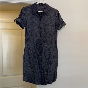 Theory Chambray Shirt Dress